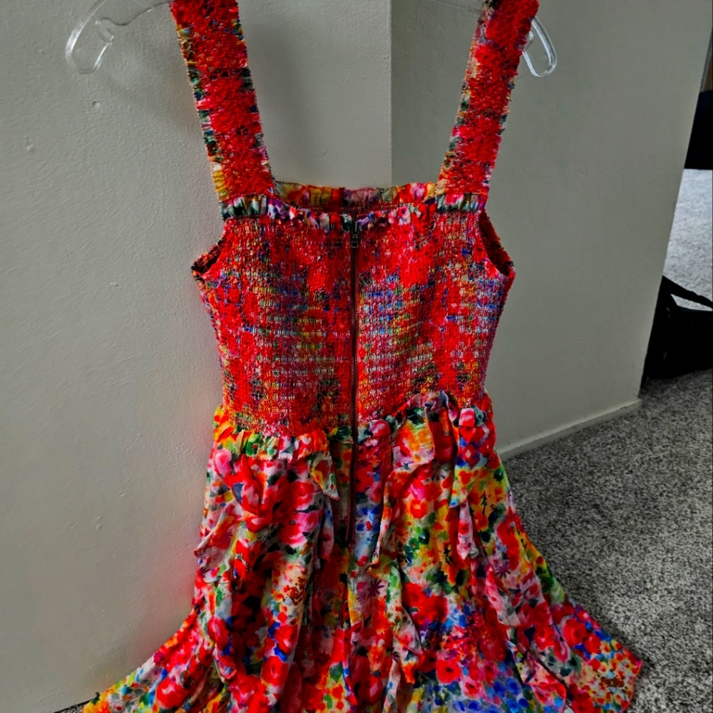 Pink floral dress - Alice and Olivia Size 2